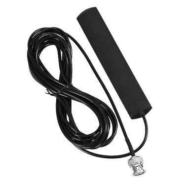 Imagem de Antena de rádio móvel Bewinner 3 metros/9,8 pés 30 MHz -1200 MHz Scanner de banda larga Antena de rádio móvel Montagem de vidro com conector BNC antena de rádio para carro caminhão motocicleta Harley