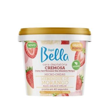 Imagem de Cera Depilatória Cremosa para Micro-ondas Merengue de Morango Depil Be