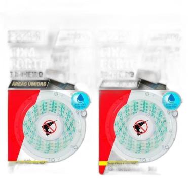 Imagem de Fita Dupla Face 3M Fixa Forte Banheiro 24mm - 2 Unidades