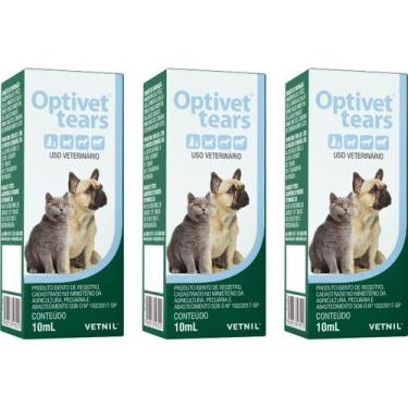Imagem de Optivet Tears 10ml - Vetnil - 3 Unidades
