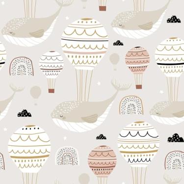 Imagem de Papel De Parede 5m Adesivo Arco Balão Baleia