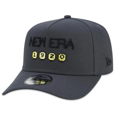 Imagem de BONE 9FORTY A-FRAME SNAPBACK TECNOLOGIC ABA CURVA CHUMBO ABA CURVA SNAPBACK CHUMBO NEW ERA-Masculino