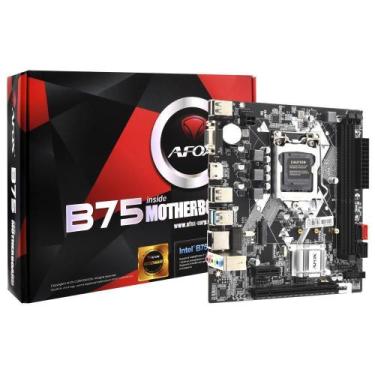 Imagem de Placa Mãe B75 Afox Ib75-Ma2-V3 Socket Lga 1155 Vga Ddr3 16Gb