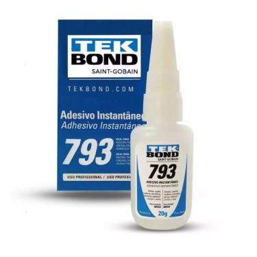 Imagem de Cola Adesivo Instantâneo Média Viscosidade Tekbond 793 20g - Mais vend