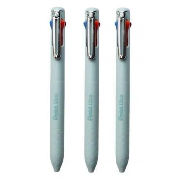 Imagem de Pentel Caneta Retrátil Izee Multi 4 Cores 1.0 Azul X 3 Unidades