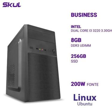 Imagem de Computador B300 Dual Core I3 3220 3.30Ghz Memoria 8Gb Ddr3 - Skul