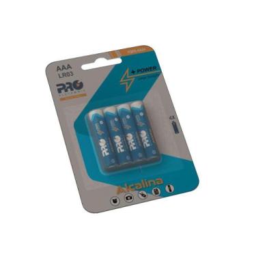 Imagem de Pilha Alcalina Aaa Cartela Com 04 Unidades - Lr03 - Proelet - Proeletr