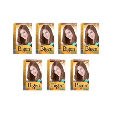 Imagem de Coloraçao Bigen 45 Chocolate - Kit C/7Un