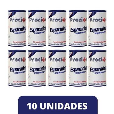 Imagem de Esparadrapo Impermeável Procitex10 Cm X 4,5 M Com 10 Un.