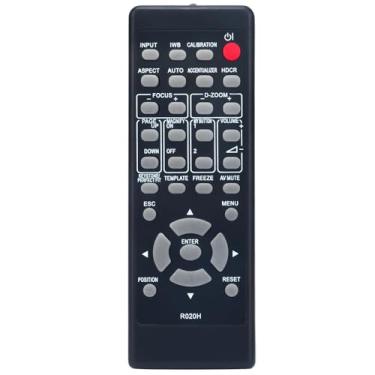 Imagem de Controle remoto de substituição R020H aplicável para projetor Hitachi CP-AX2503 CP-AX3003 Cp-AX3503 CP-AW2503 CP-AW3003 CP-AW2505 CP-AX3005 CP-AX3505 CP-AW3005 CP-AW250505 EF CP-TWI 2505 CP-TW3005