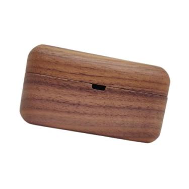 Imagem de Generic Earbud Protetor Earbud Protetive Hard Transporting Case Bag Anti Slip Acessórios de telefone portáteis Ornamento de madeira Ornamento de madeira, Sem Fivela