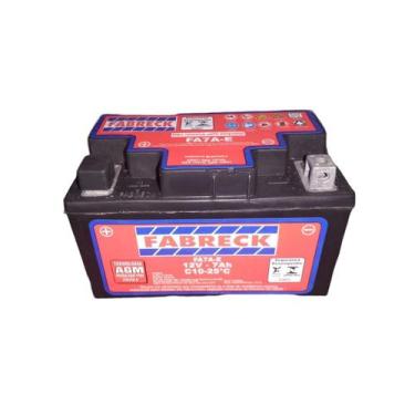 Imagem de Bateria Moto FA7A-E 7Ah Fabreck, FA7A-E