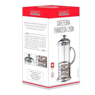Imagem de Cafeteira ETILUX Prensa de Inox Francesa lyon 600 ml