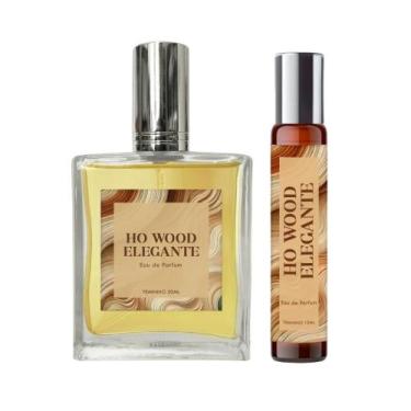 Imagem de Perfume Ho Wood Elegante Mulher 50Ml + Roll On 10Ml Natural - Essência