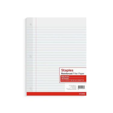 Imagem de Grampos de papel de enchimento reforçado de 8 x 10,5 polegadas de larg