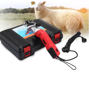 Imagem de HYZHANHONG 220V Electric Wool Scissors, 9 dentes Straight Knife Sheep Shear Pet Hair Clipper Razor Animal Trimmer Tesoura para ovelhas, cabras, alpacas, baixa vibração