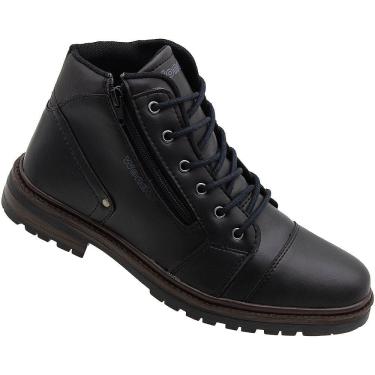 Imagem de Bota Casual Coturno Wonder Resistance Cano Curto Cadarço E Zíper Masculina