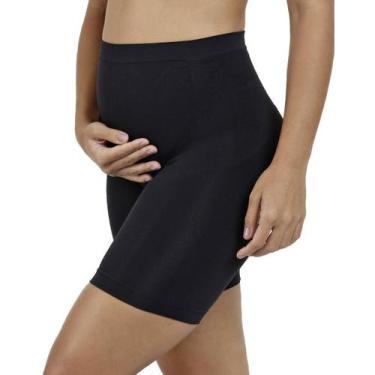 Imagem de Calcinha Boxer Gestante Loba Lupo Sem Costura, GG, Preto