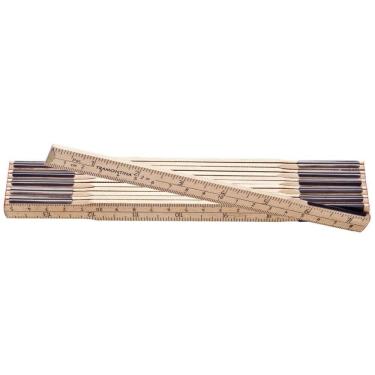 Imagem de Escala Métrica De Madeira Com 2 Metros - 43160002 - Tramontina Escala Metrica De Madeira 2m Tramontina