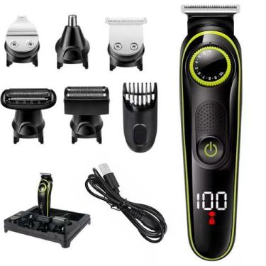 Imagem de Kit Corte Conforto Nariz Corpo Barbeador Portátil Led - RELET