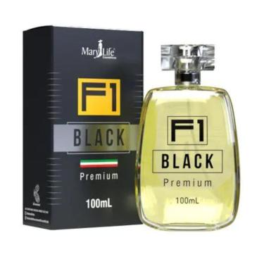 Imagem de 2x Perfume Colonia Masculina F1 Black 100ml - Mary Life-Unissex