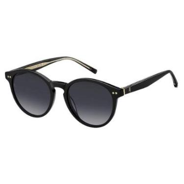 Imagem de Óculos de Sol Tommy Hilfiger 2159/S Preto Lente Cinza-Feminino