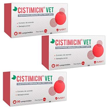 Imagem de Combo 03Un Cistimicin Vet 30 Comprimidos 12g - Avert