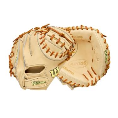 Imagem de Wilson Luva de apanhador de beisebol 2026 A2000® Classic PF33 de 83,8 cm - arremesso para a mão direita, ajuste Pedroia, loira/marrom