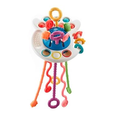 Imagem de HOMELIFE Brinquedo Mordedor Silicone NT-19 Colorido para Bebês – Seguro, Macio e Ideal para Aliviar o Desconforto da Dentição