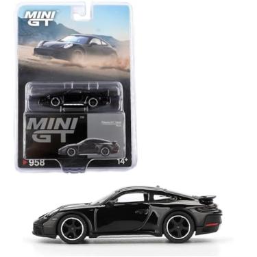 Imagem de Diecast Model Car Compatible for Porsche 911 Dakar Black 1:64 Scale Limited Edition Mini GT MGT00958