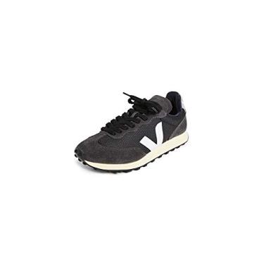 Imagem de Veja Tênis feminino Rio Branco, Preto/Branco/Cinza Oxford, 34