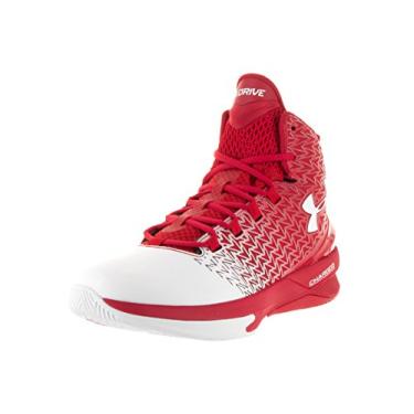 Imagem de Under Armour Tênis de basquete masculino UA ClutchFit Drive 3, Vermelho e branco., 42