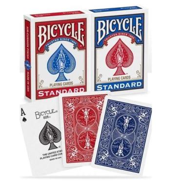 Imagem de Baralho bicycle standard 2-pack estojo duplo 100% plástico copag