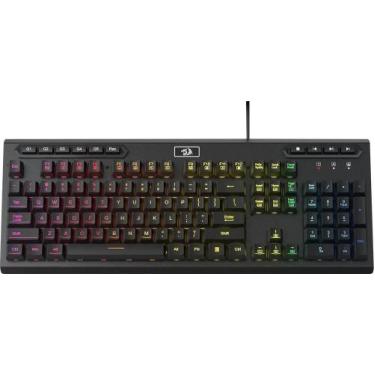 Imagem de Teclado Redragon K513-RGB Aditya com Cabo - Preto (Ingles)