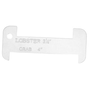 Imagem de Bothyi Régua de Medidas E para Frutos Do Mar, com 10,2 Cm de Comprimento, Ideal para Uso Externo E Educacional. Transparente E Portátil.