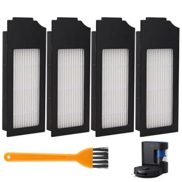Imagem de Substituição de filtro para Yeedi C12 Pro Plus: filtro de aspirador de pó robô adequado para Yeedi C12 Pro Plus, kit de acessórios de substituição lavável e reutilizável adequado para Yeedi C12 Plus