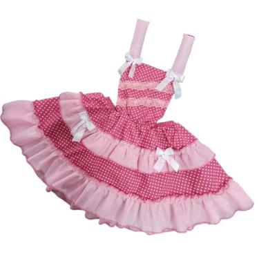 Imagem de Vestido Junino/Jardineira Adulto/Saia De Festa Junina/Vestido Caipira P - M - G - GG (G)