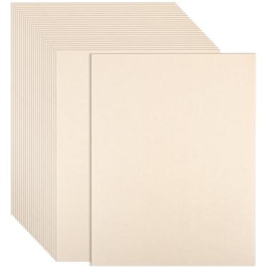 Imagem de 120 folhas de cartolina brilhante 21 x 28 cm, creme, dupla face, pérola, purpurina, 250 g/m², compatível com impressora a laser para convites, certificados, artesanato, menus, cartões DIY bege e