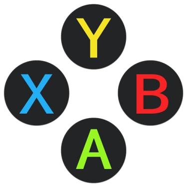 Imagem de ABYX Porta-copos de silicone para jogos, decoração de sala de jogos, tapete de mesa preto, porta-copos para bebidas, presentes de aniversário e páscoa, presentes para namorado, marido, pai, gamers