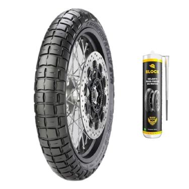 Imagem de Pneu Triumph Tiger 800 Xr Honda Vrf 1200x 110/80r19 59v Scorpion Rally Str Pirelli + Selante