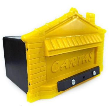 Imagem de Caixa Embutir Portão Casinha Tijolinho Pvc Muro - Jlk Plasticos