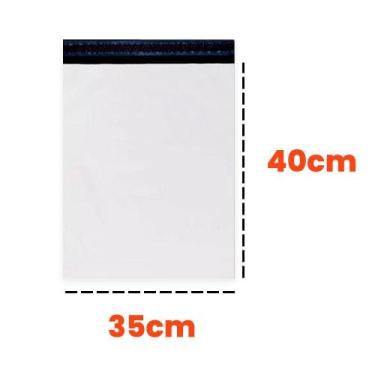Imagem de Envelope De Segurança Branco Para Correios 35X40 100 Un - Super Embala