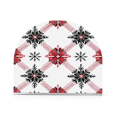 Imagem de Qilmy Porta-guardanapos de flocos de neve de Natal para mesas - Porta-guardanapos para cozinha, porta-guardanapos de mesa, porta-guardanapos de coquetel, porta-guardanapos de papel17