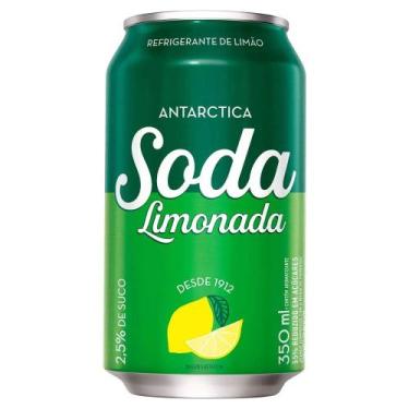 Imagem de Refrigerante Soda Limonada Antárctica Lata 350ml