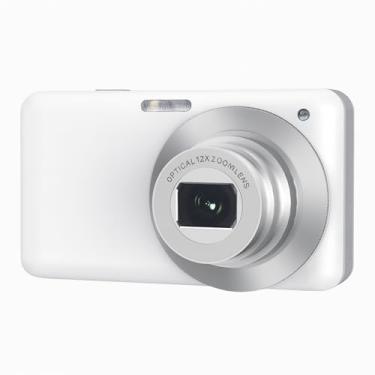 Imagem de Câmera digital 4K 64MP: câmera portátil compacta de ponto e disparo com zoom óptico de 12x, foco automático e antivibração para viagens, adolescentes, estudantes, adultos, cartão de 64 GB incluído