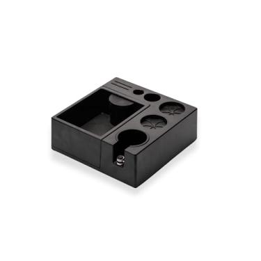 Imagem de Ompellus Estação de adulteração de café expresso multifuncional com caixa de batida | Organizador de acessórios de café expresso de ajuste universal | Organizador de ferramentas Barista para filtro de