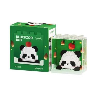 Imagem de Kit De Blocos De Montar De Animais Fofos Para Meninas: Panda, Girafa, 