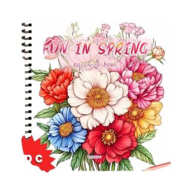 Imagem de Livro De Colorir Para Adultos Feminino Com 30 Folhas 8.3x8.3 Polegadas