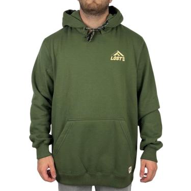 Imagem de Moletom Lost Canguru Get Verde-Masculino