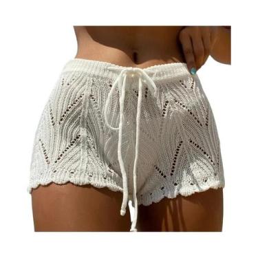 Imagem de Poliéster100.00% Biquíni de malha com cordão oco e cintura aberta bloq